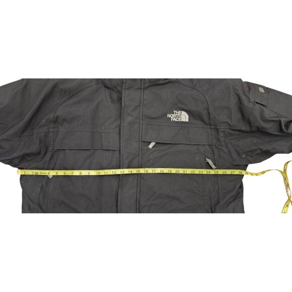 The North Face HyVent Insulated Parka Jacket Black Hooded Winter Coat  Size XL - Picture 10 of 14